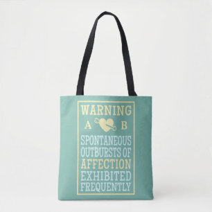 Outbursts of Affection custom monogram bags