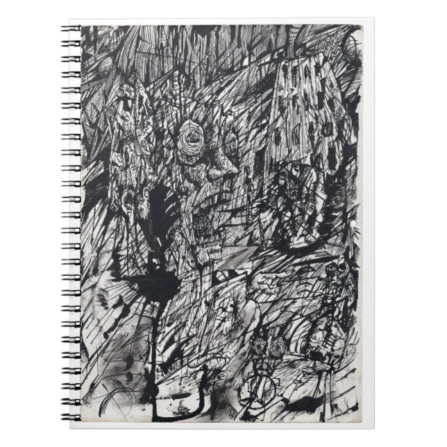 Outcast from Felicity. ink drawing Notebook (Front)