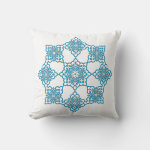 Outdoor Accent Pillow-Moroccan Print Cushion