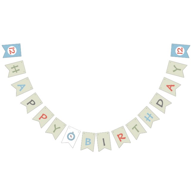 Outdoor Adventure Camping Hiking Kid's Party Bunting (All)