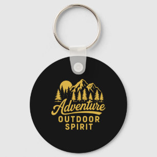Outdoor Adventure Hiking Camping Mountaineering Mo Key Ring