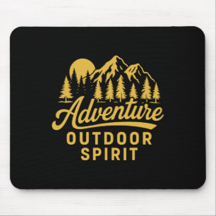 Outdoor Adventure Hiking Camping Mountaineering Mo Mouse Mat