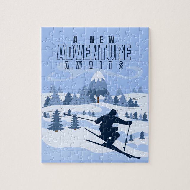  Outdoor Adventure snowboarding Winter  Jigsaw Puzzle (Vertical)