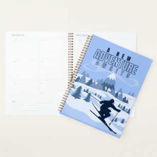 Outdoor Adventure snowboarding Winter Planner
