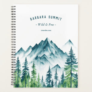 Outdoor Adventure Travel Guide Mountain Pine Planner