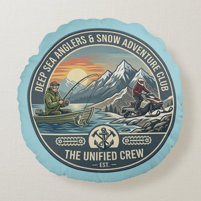 Outdoor Adventure Unified Club Pillow (Front)