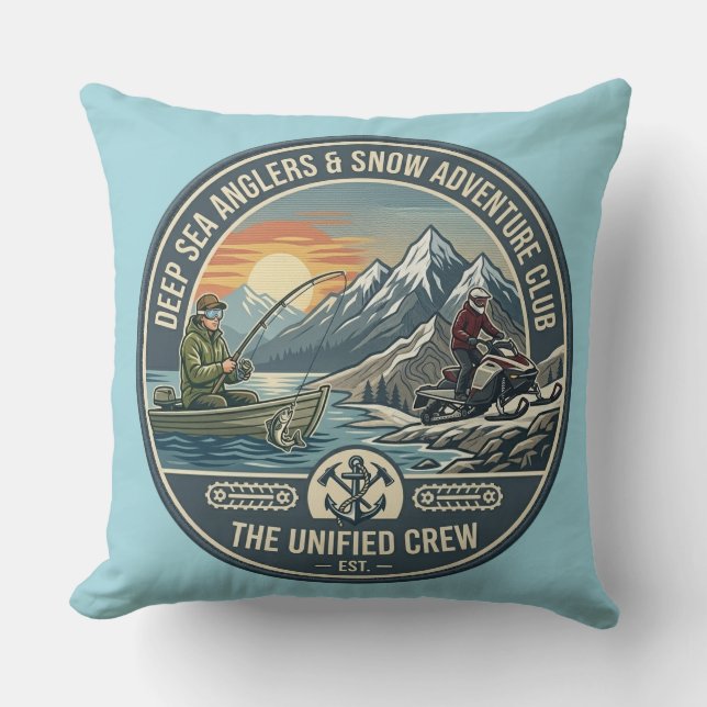 Outdoor Adventure Unified Club Pillow (Front)