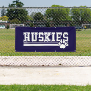 Outdoor Banner-Huskies Banner