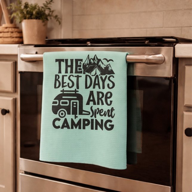Outdoor Camper Gift Tea Towel (Creator Uploaded)