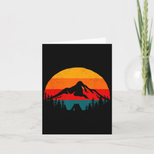 Outdoor Camping Apparel - Hiking Backpacking Campi Card