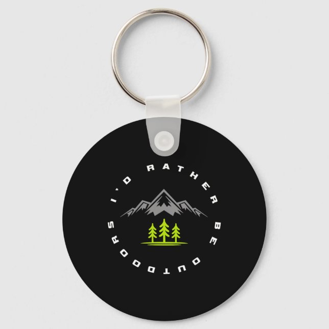 Outdoor Camping Apparel - Hiking Camping Outdoor  Key Ring (Front)
