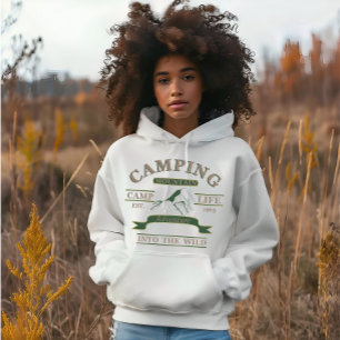 Outdoor camping camper life hoodie