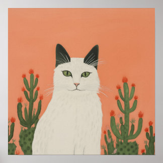 Outdoor Cat Poster