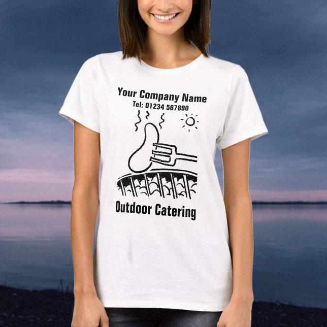 Outdoor Catering Illustration to Personalise T-Shirt (Creator Uploaded)