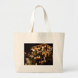 Outdoor Christmas Decorations Large Tote Bag