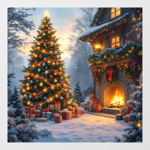 Outdoor Christmas Window Cling