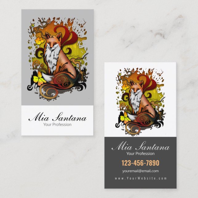 Outdoor Fox Business Card (Front/Back)