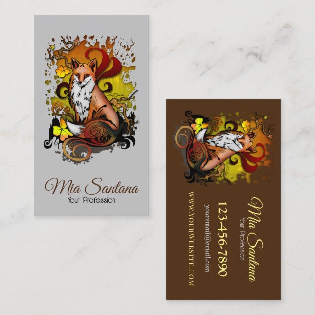 Outdoor Fox Business Card (Front/Back)