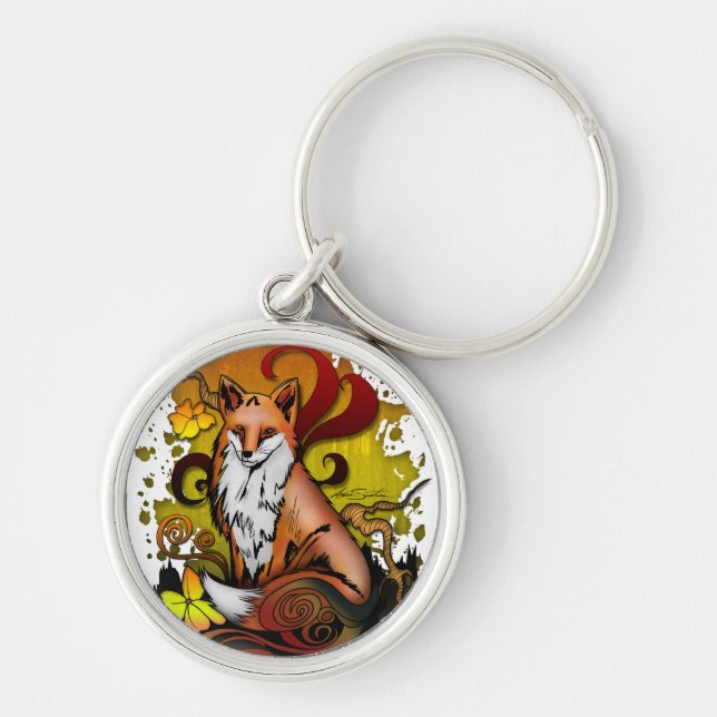 Outdoor Fox Key Ring (Front)