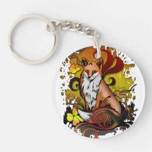 Outdoor Fox Key Ring
