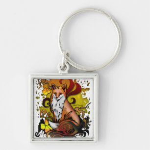 Outdoor Fox Key Ring