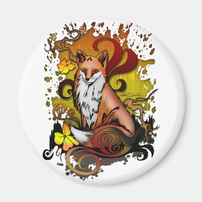 Outdoor Fox Magnet (Front)