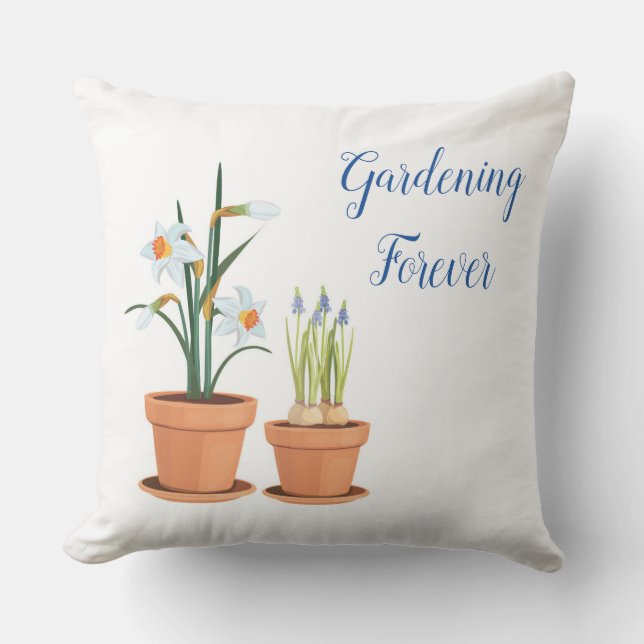 Outdoor Garden Accent Pillow (Front)