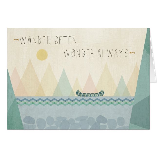 Outdoor Geo I | Wander Often, Wonder Often (Front Horizontal)