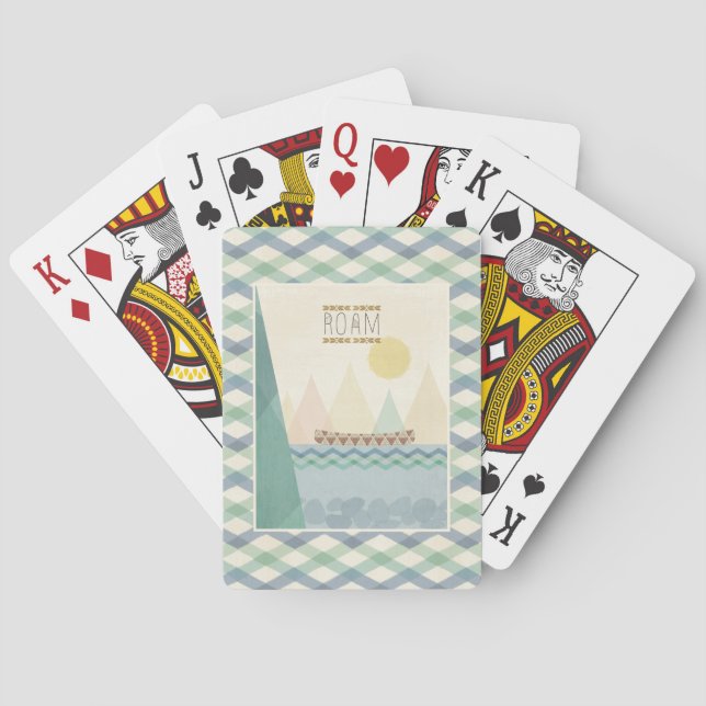Outdoor Geo II | Roam Playing Cards (Back)