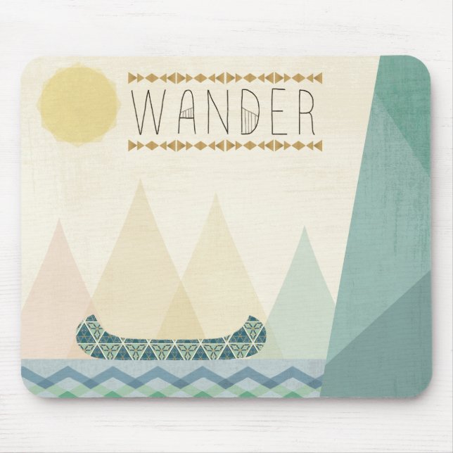 Outdoor Geo III | Wander Mouse Mat (Front)