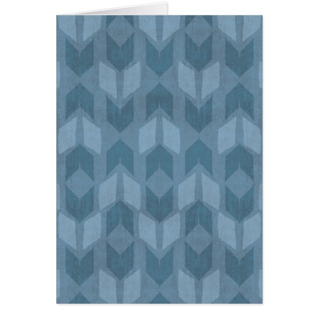 Outdoor Geo Step | Blue Arrow Pattern (Front)