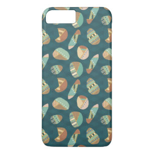 Outdoor Geo Step   Blue Pattern iPhone 8 Plus/7 Plus Case