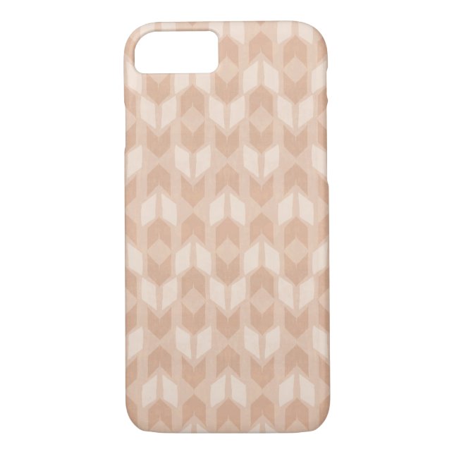 Outdoor Geo Step | Coral Arrow Pattern Case-Mate iPhone Case (Back)