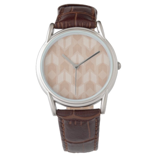 Outdoor Geo Step | Coral Arrow Pattern Watch (Front)