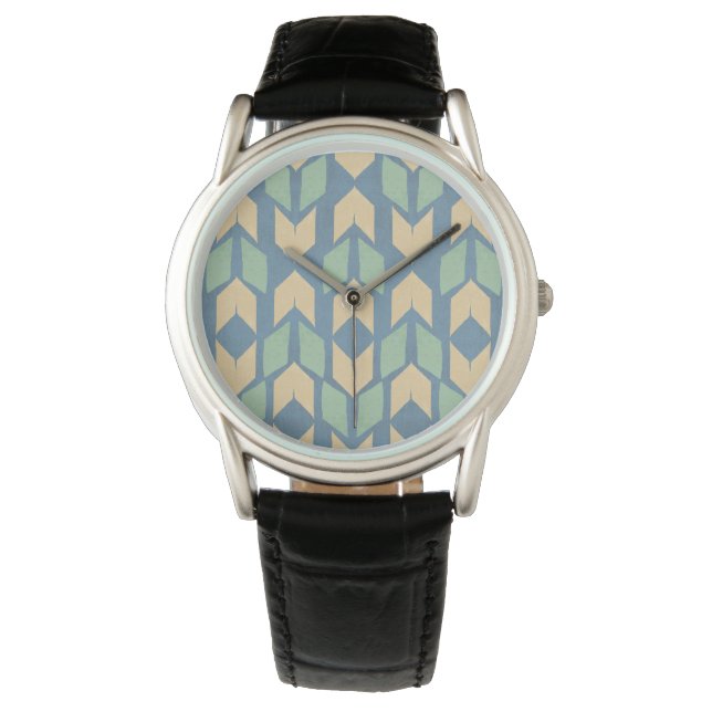 Outdoor Geo Step | Geometric Arrow Pattern Watch (Front)