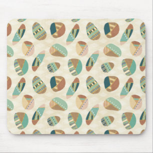 Outdoor Geo Step Teal Pattern Mouse Mat