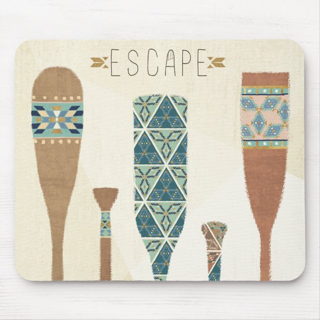 Outdoor Geo VI | Escape Mouse Mat (Front)