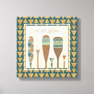 Outdoor Geo VII   Explore Canvas Print