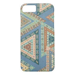 Outdoor Geo X Blue Tribal Indian Pattern iPhone 8/7 Case