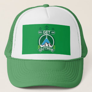 Outdoor Gifts Men Women   Into The Wild   Hiking M Trucker Hat