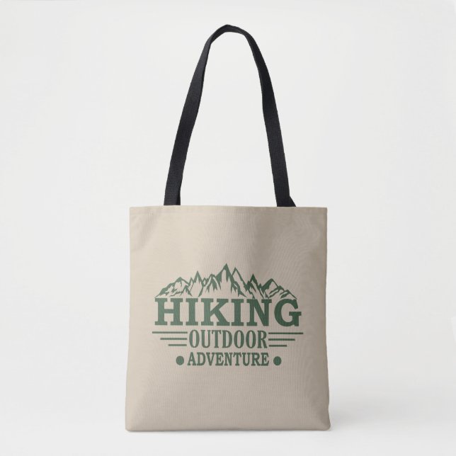 Outdoor hike hikers hiking adventure  tote bag (Front)