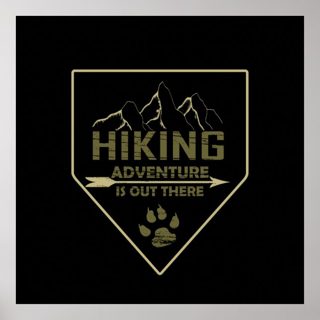 Outdoor hiking adventure  poster (Front)