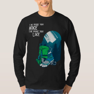 Outdoor Hiking Backpack Graphic Camping In Mountai T-Shirt