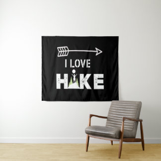 Outdoor Hiking Nature Lover Design Tapestry