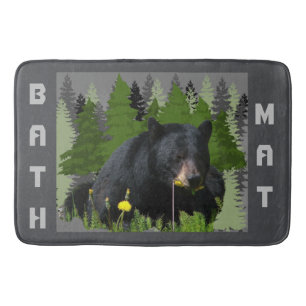 Outdoor Mama Bear Dandelion Bath Mat
