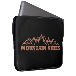 Outdoor mountain vibes adventure laptop sleeve