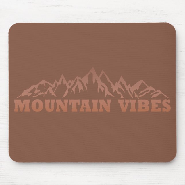 outdoor mountain vibes adventure mouse mat (Front)
