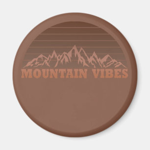 Outdoor mountain vibes hiking lover magnet