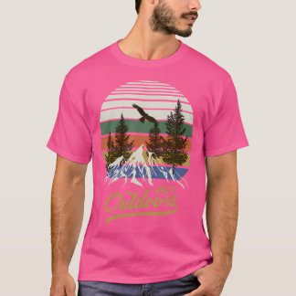 Outdoor Mountains Graphic Hiking Outdoor Nature Tr T-Shirt