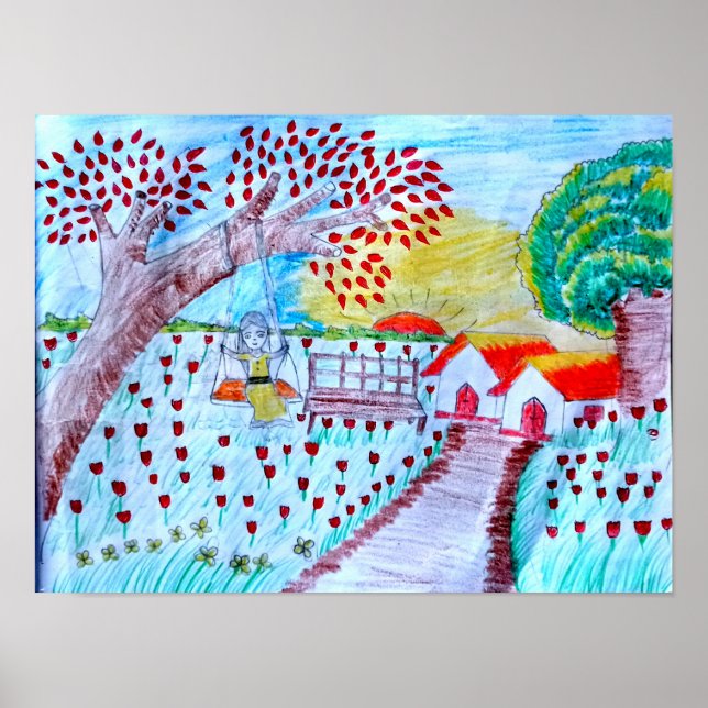 Outdoor Nature Art Poster (Front)